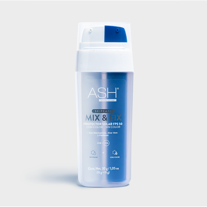 Mix & Fix Protector Solar FPS 50 Con Color + Sin Color 30 g